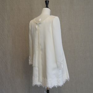 robe trapèze en triple organza be vernier