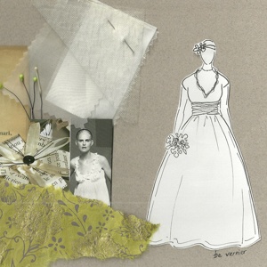 mood board d'inspiration avec croquis et photos par be vernier